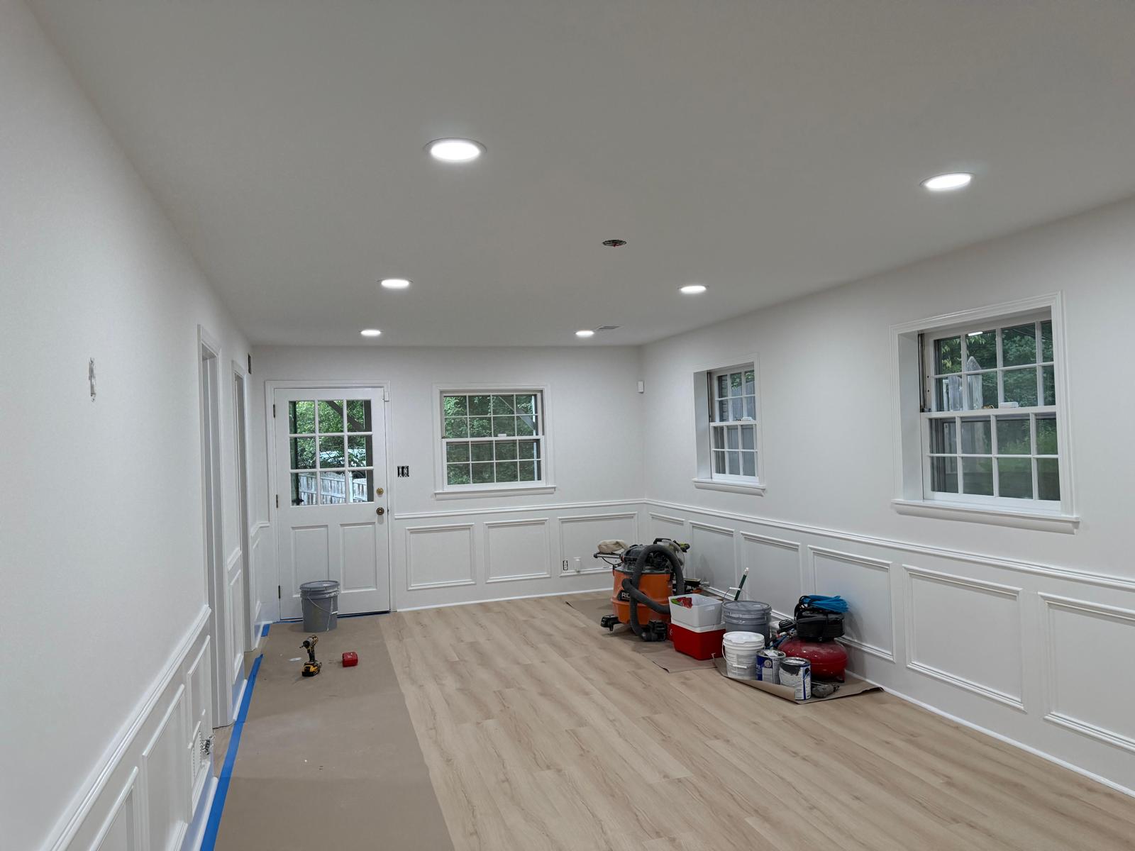 JC Peach basement remodeling project